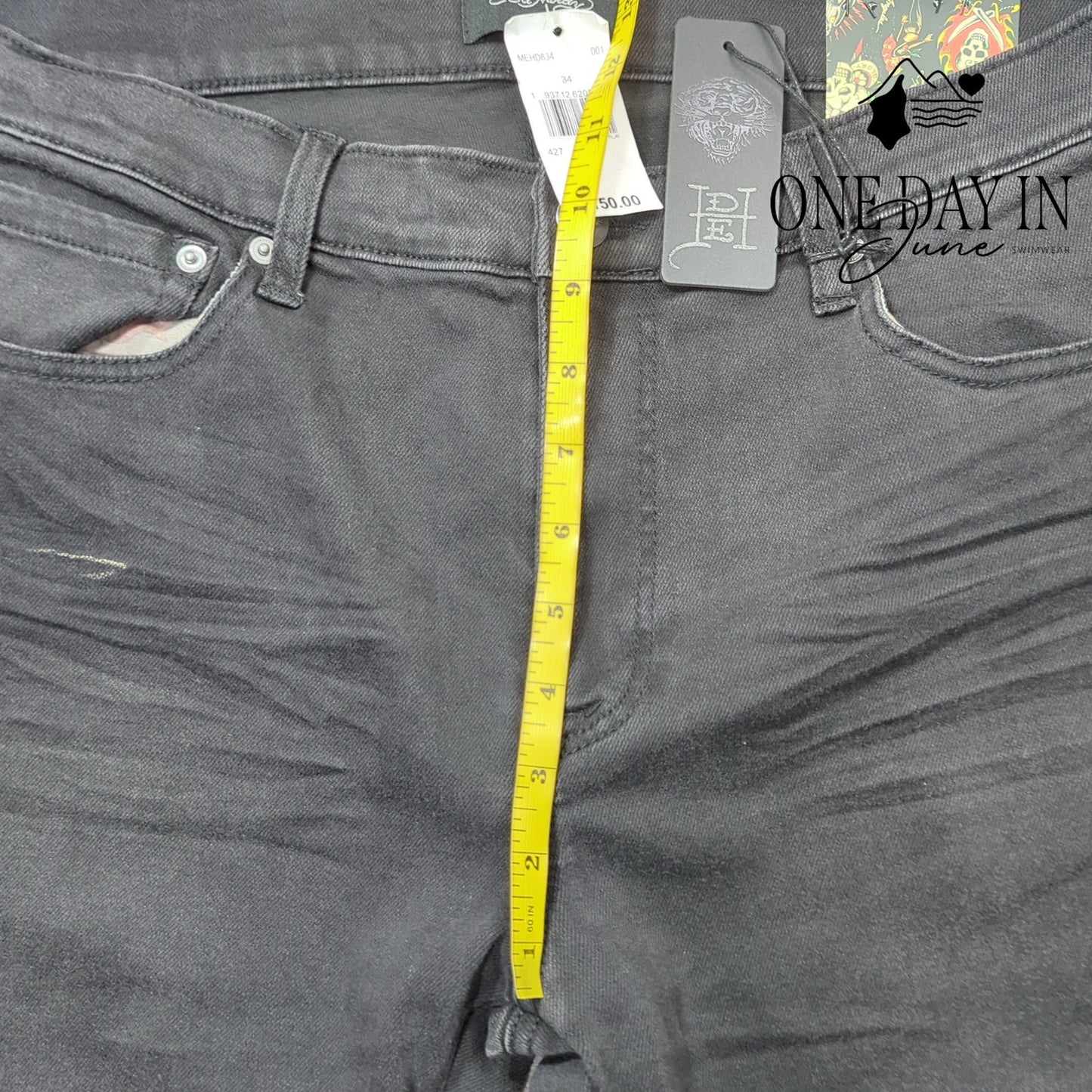 Ed Hardy Stacked Boot Jeans Size 34 (18)