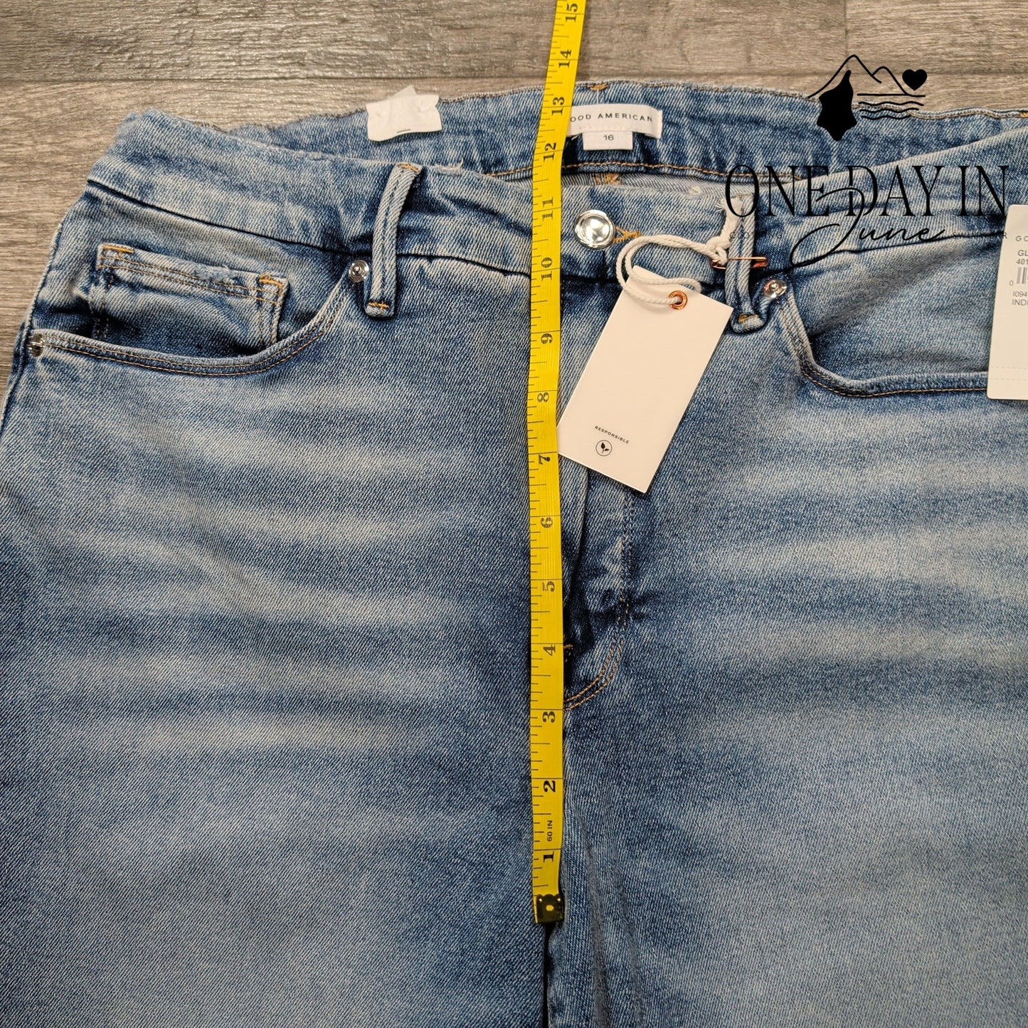 Good American Good Legs Sculpting Skinny Jeans Size 16