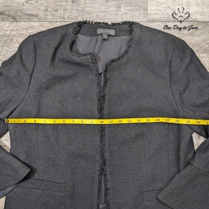 Ann Taylor Frill Edge Blazer Size 14