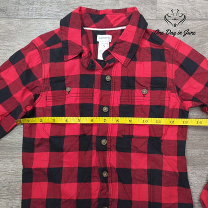 Carters Boys Button Down Shirt Size 5