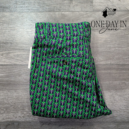 Anthropologie Cropped Butterfly Pants Size 10