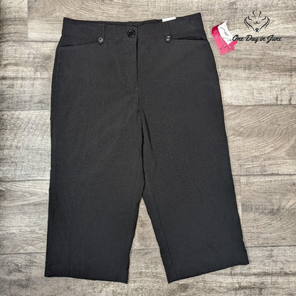 Kim Rogers Petite Fit Solutions Cropped Pants Size 12P