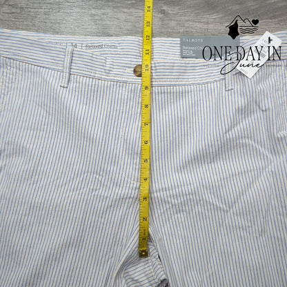 Talbots Relaxed Chino Pants Size 14