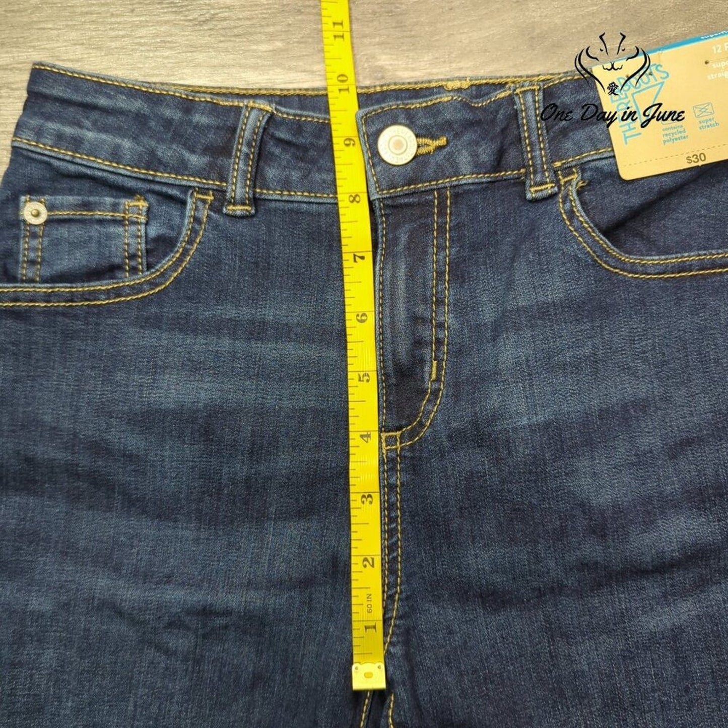 There Abouts Superflex Straight Leg Jeans Size 12