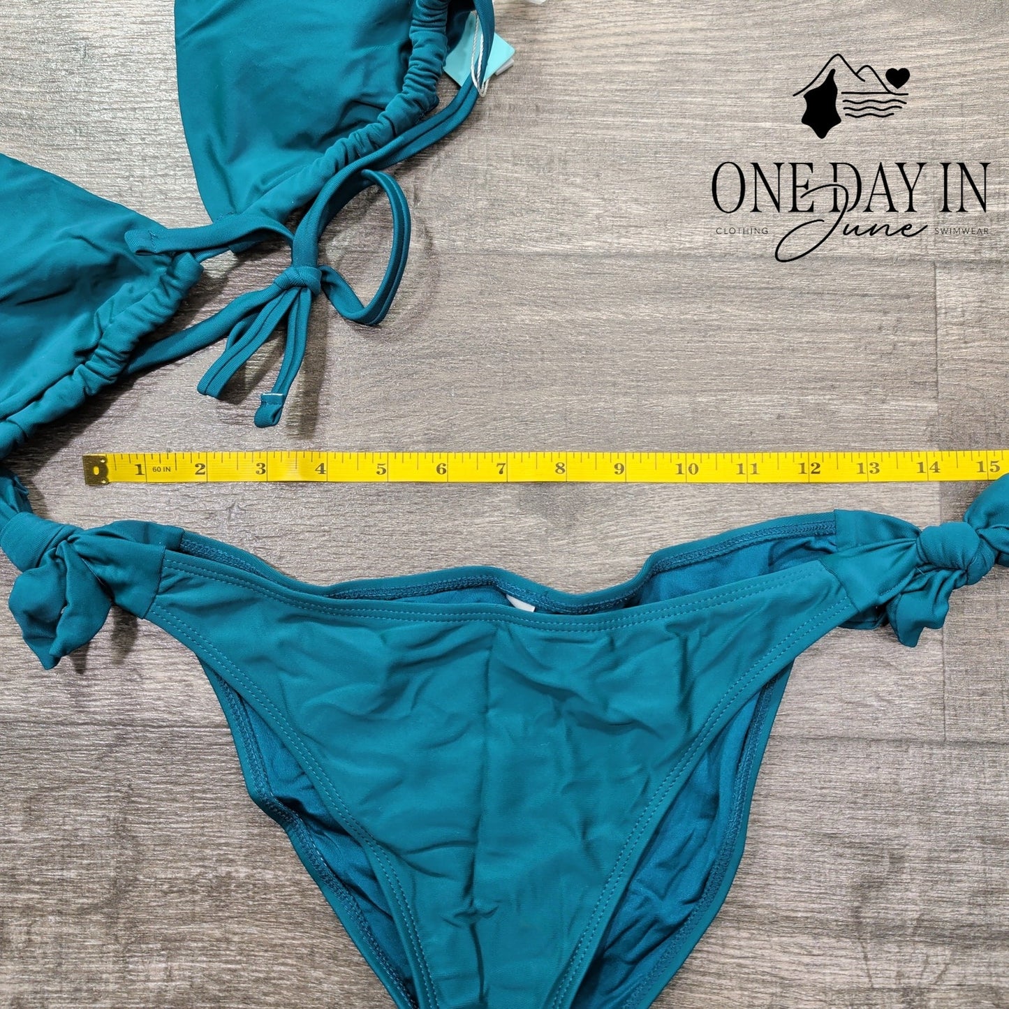 Aqua Eve Halter Tie Side Bikini Swimsuit Size S