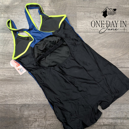 Charmo Boyshort One Piece Swimsuit Size L