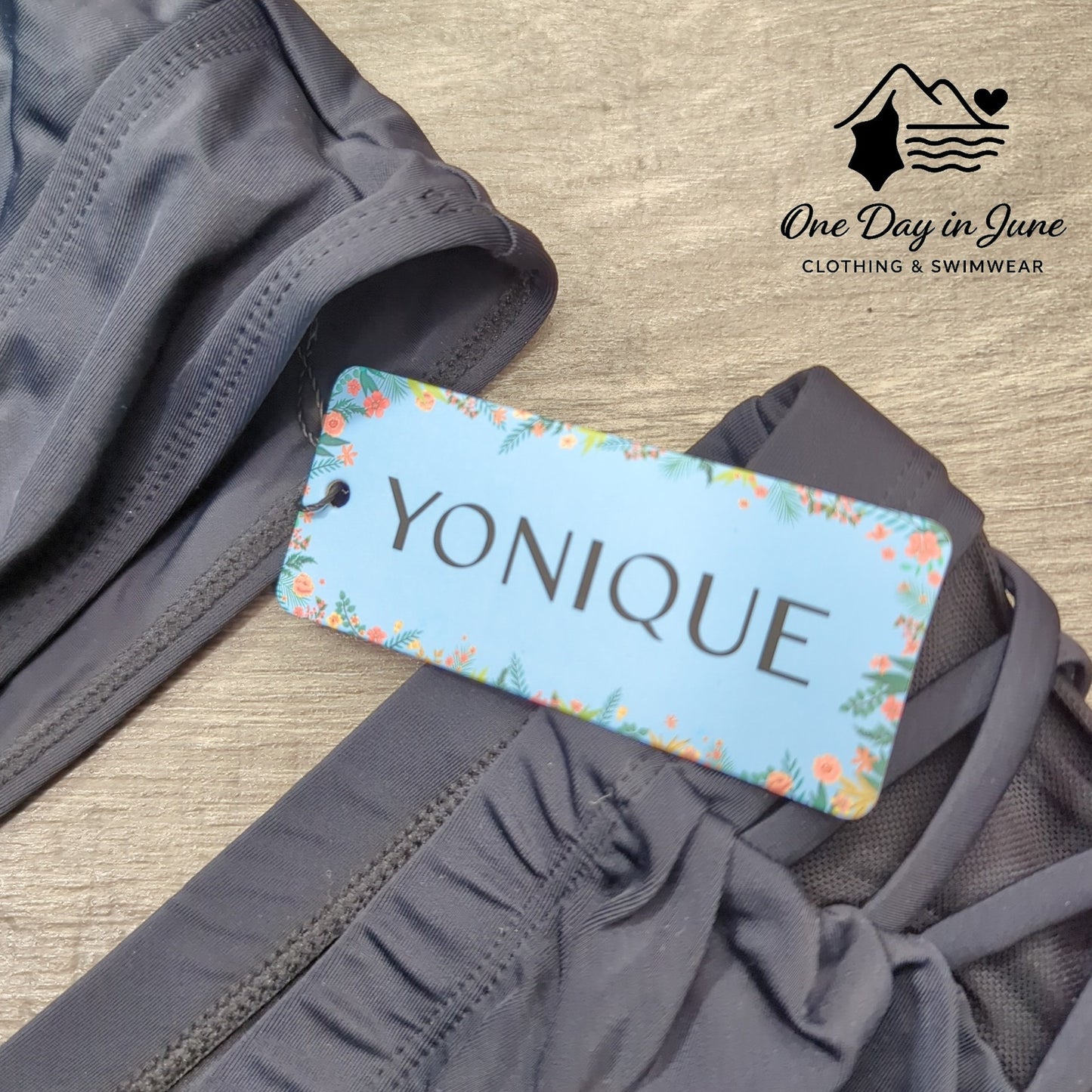 Yonique Plus Size High Waist Bikini Swimsuit Size 12W