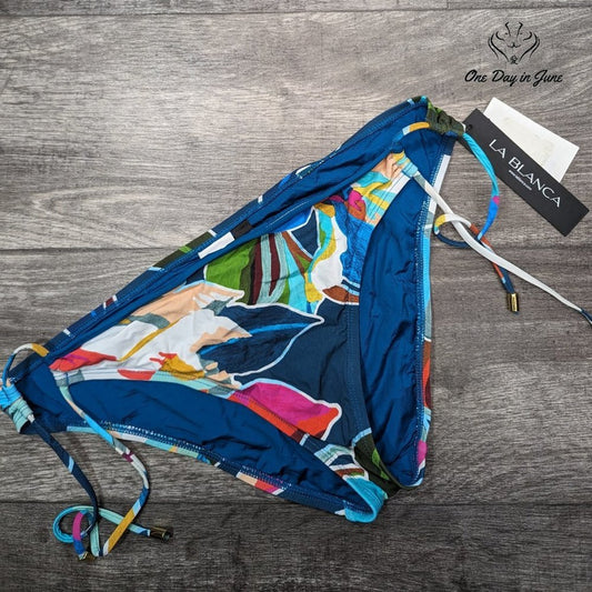 La Blanca Tie Side Bikini Bottom Size 12