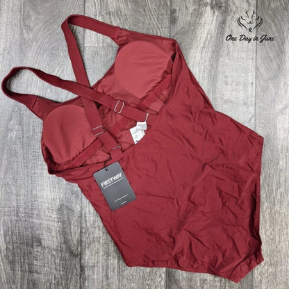 First Way Crossback Adjustable Strap One Piece Swimsuit Size XL