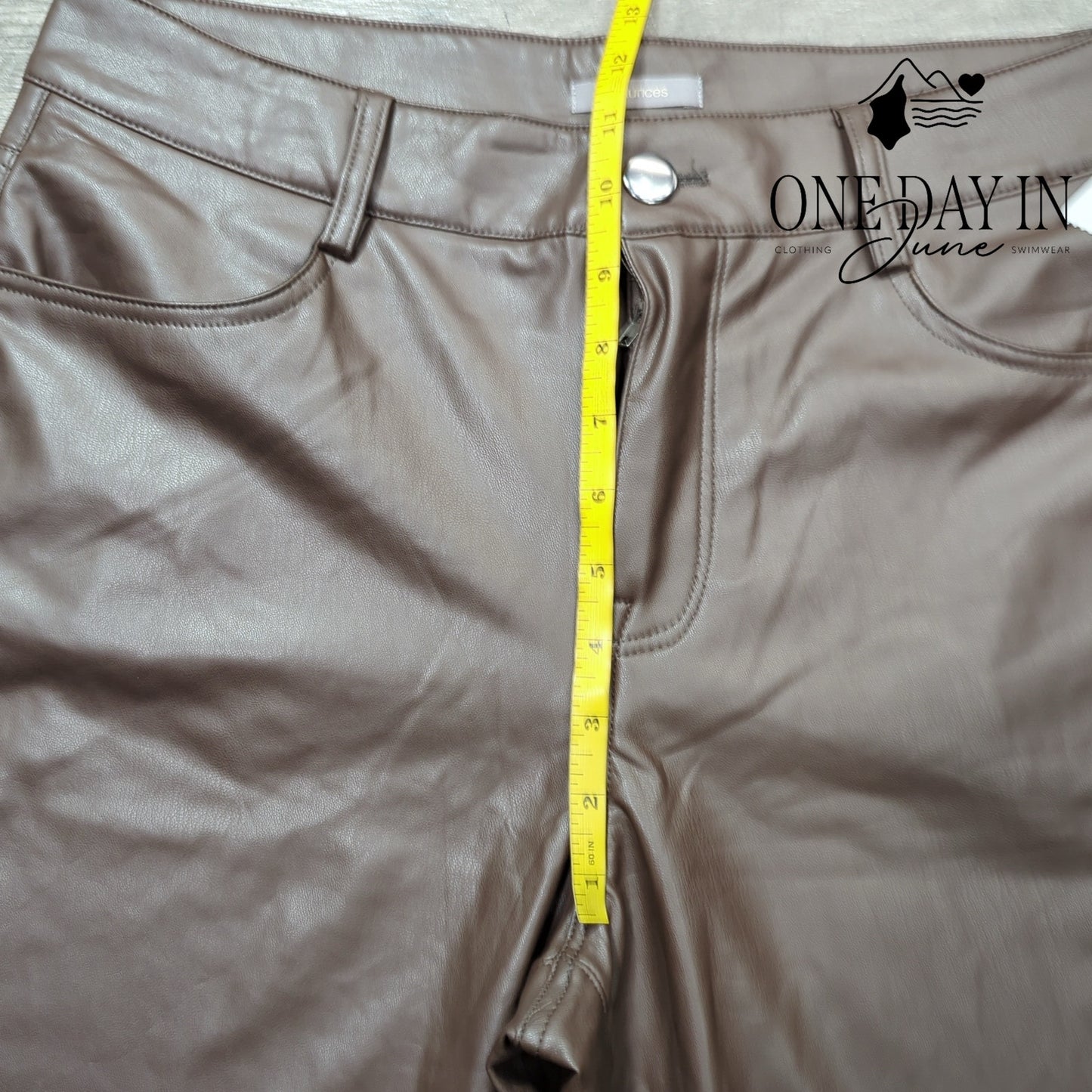 Maurices Faux Leather Slim Pants Size 14