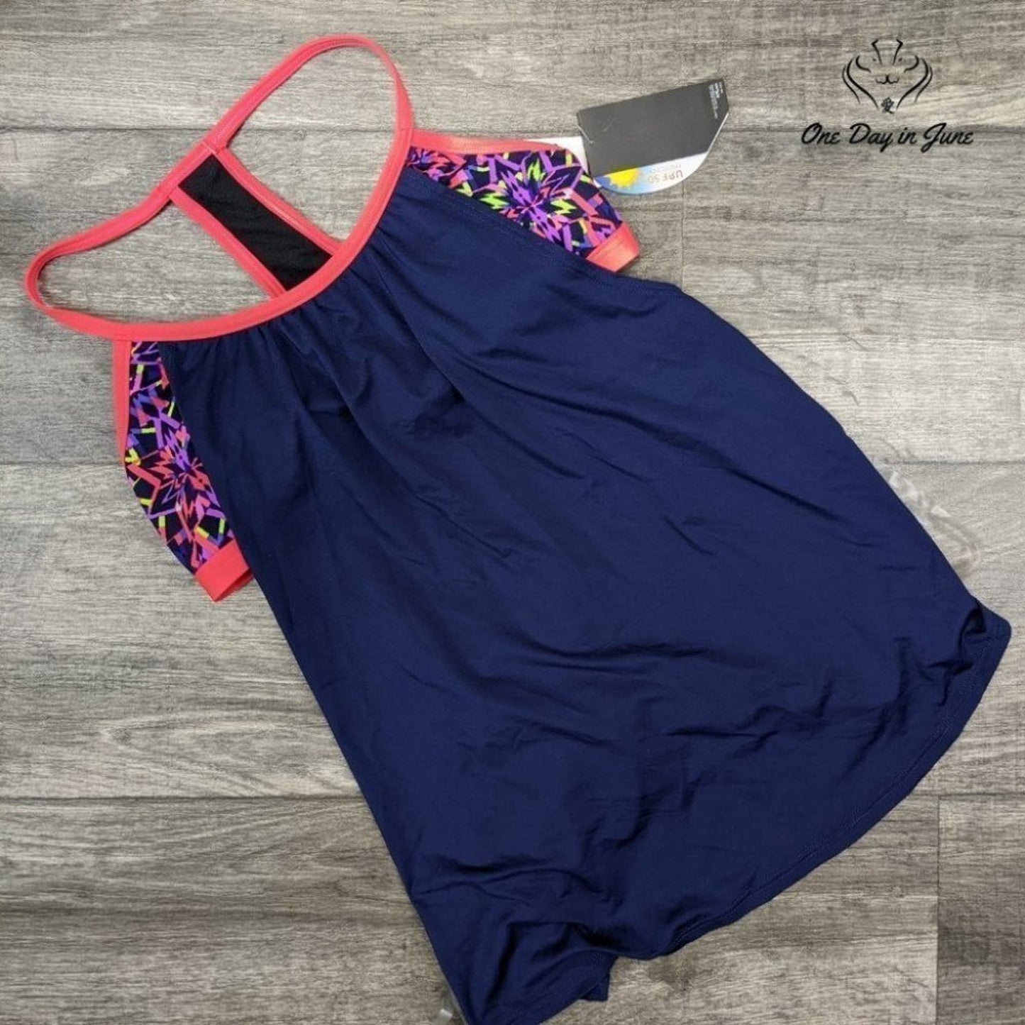 TYR Shea 2 in 1 Tankini Top Size M