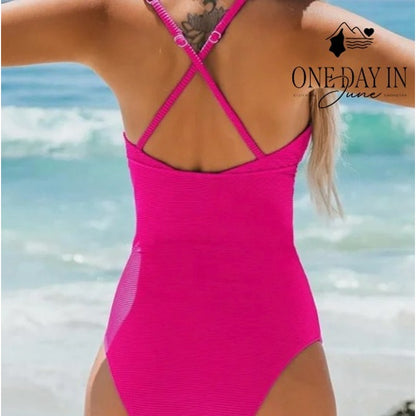 Cupshe Textured One Piece Swimsuit Size XS
