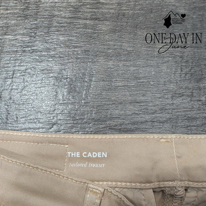 AG Adriano Goldschmied The Caden Tailored Trouser Pants Beige NWT Size 4 (27)