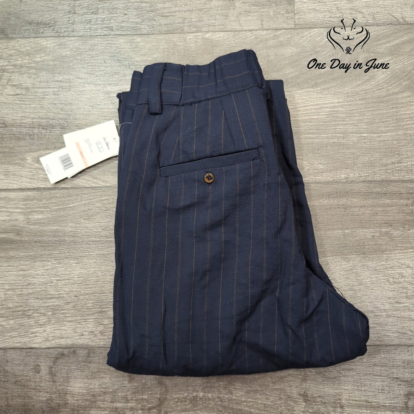 Sam Edelman Ella Pinstriped Pants Size 2