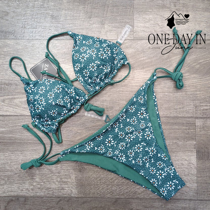 Zaful Triangle Tie Side Bikini Swimsuit Size M