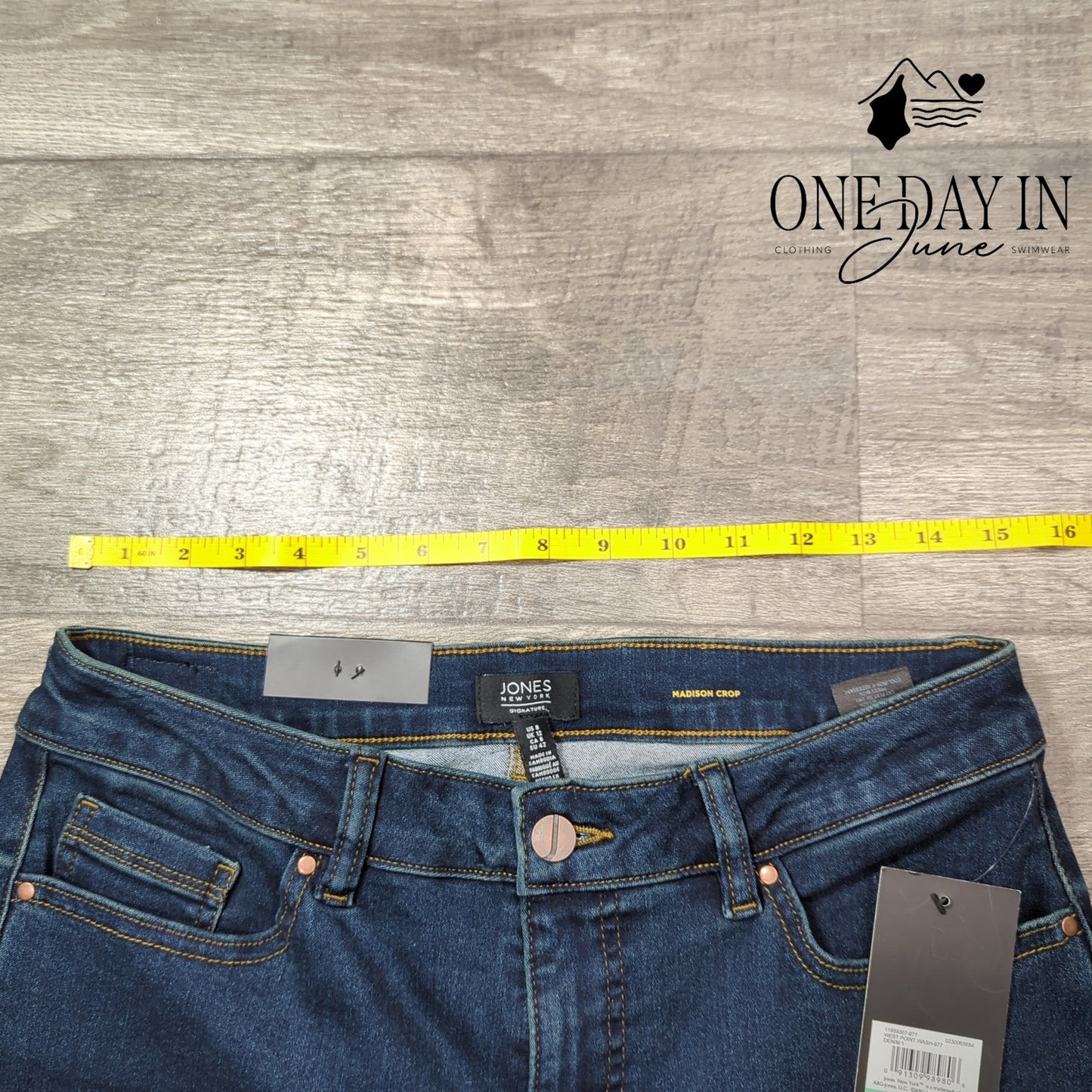 Jones New York The Madison Crop Jeans Size 8