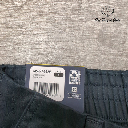 Gap Classic Twill Chino Pants Black Straight Leg Women's NWT Size 8