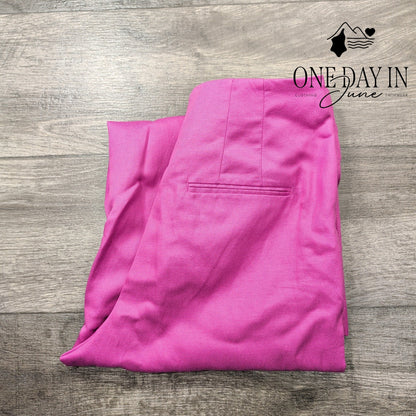 Ann Taylor High Rise Linen Crop Pants Size 6