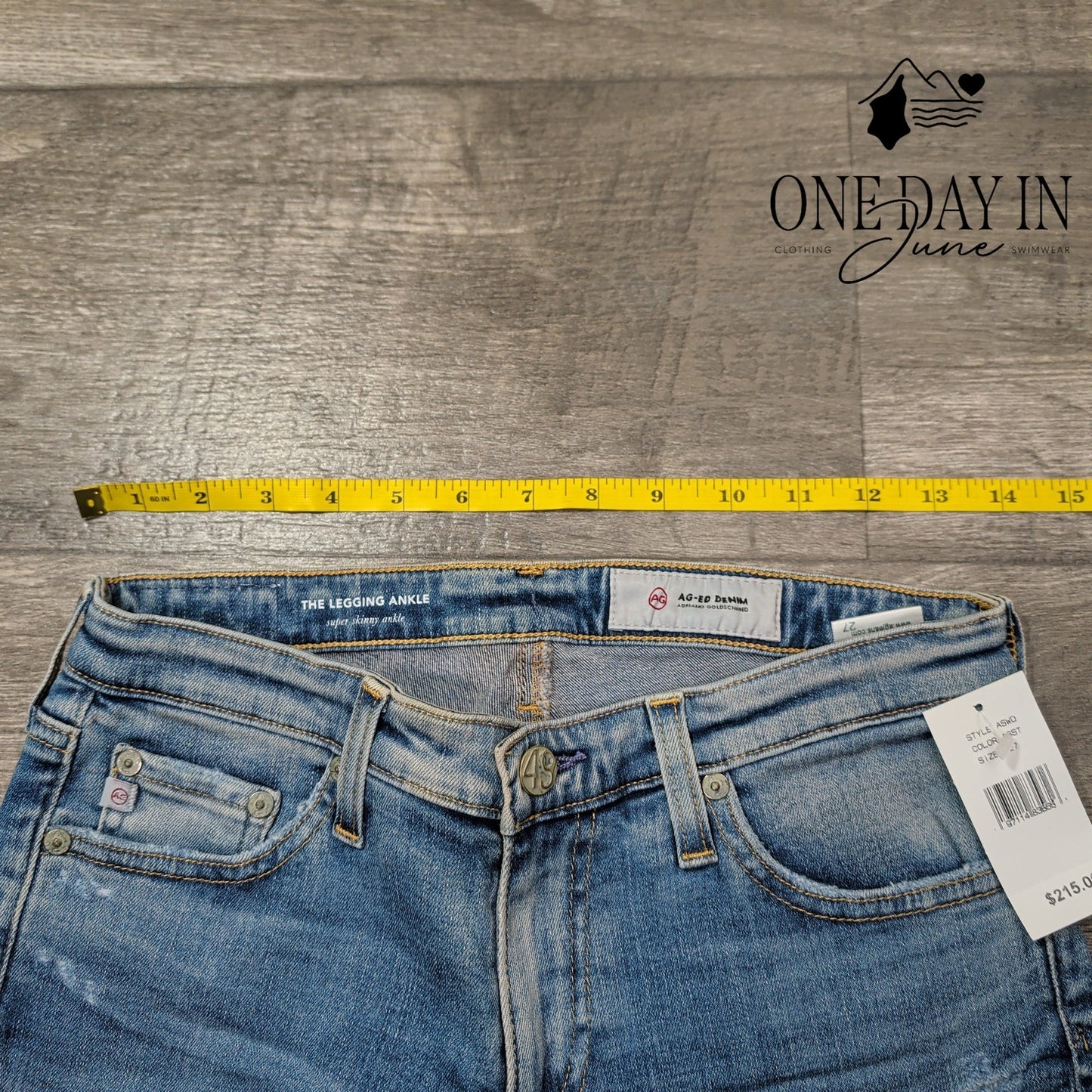 AG Adriano Goldschmied The Legging Ankle Super Skinny Jeans NWT $215 Size 4 (27)