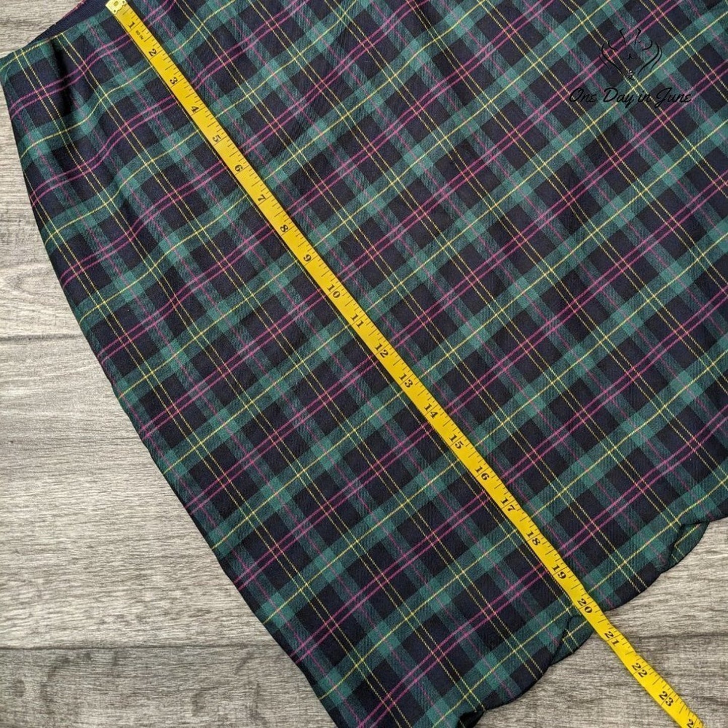 Talbots Plaid Knee Length Skirt Size 6
