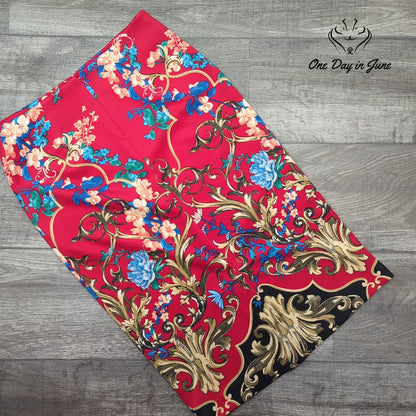 New York & Company Floral Pencil Skirt Size 4