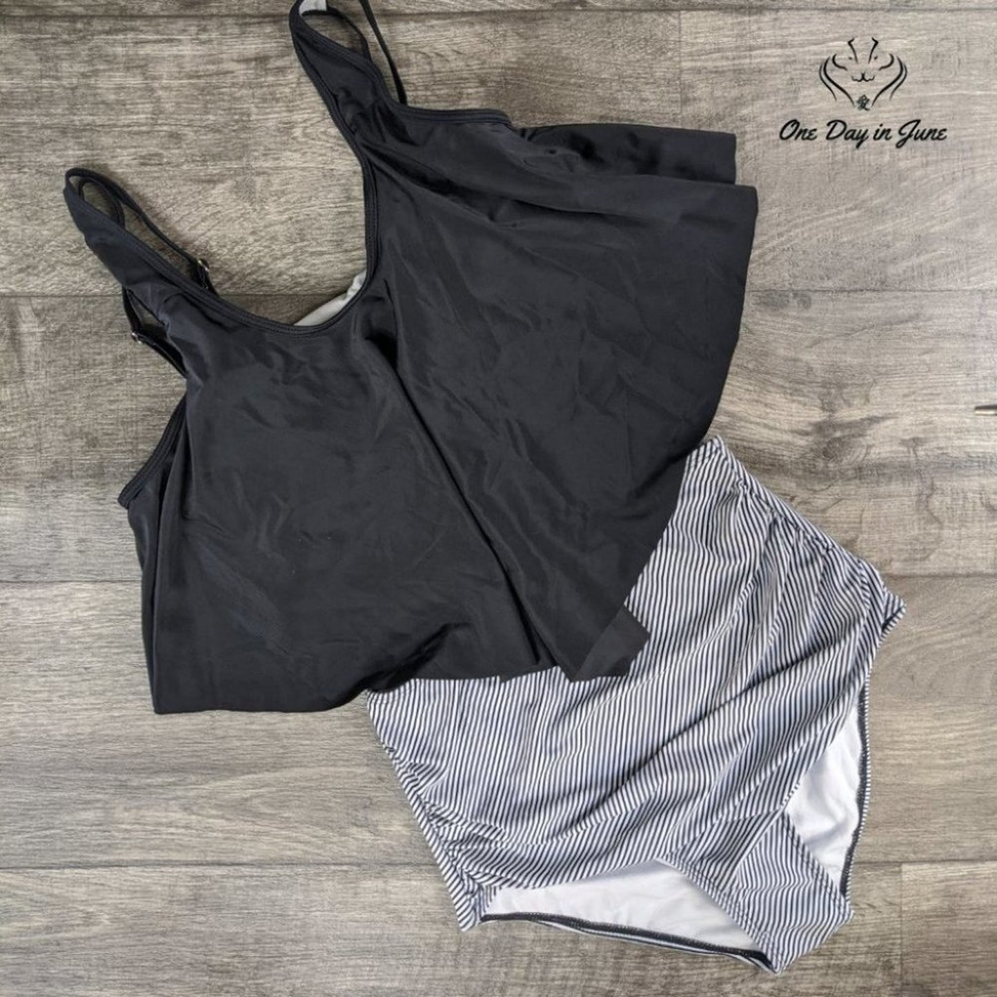 Adisputent High Waisted Flounce Vintage Bikini Size M