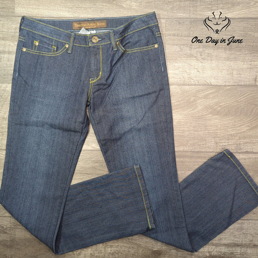 Territory Ahead Jeans =Women's Straight Leg Dark Wash Denim Size 4