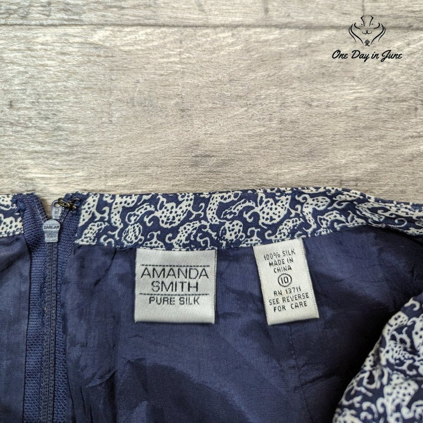 Amanda Smith Silk Skirt Size 10