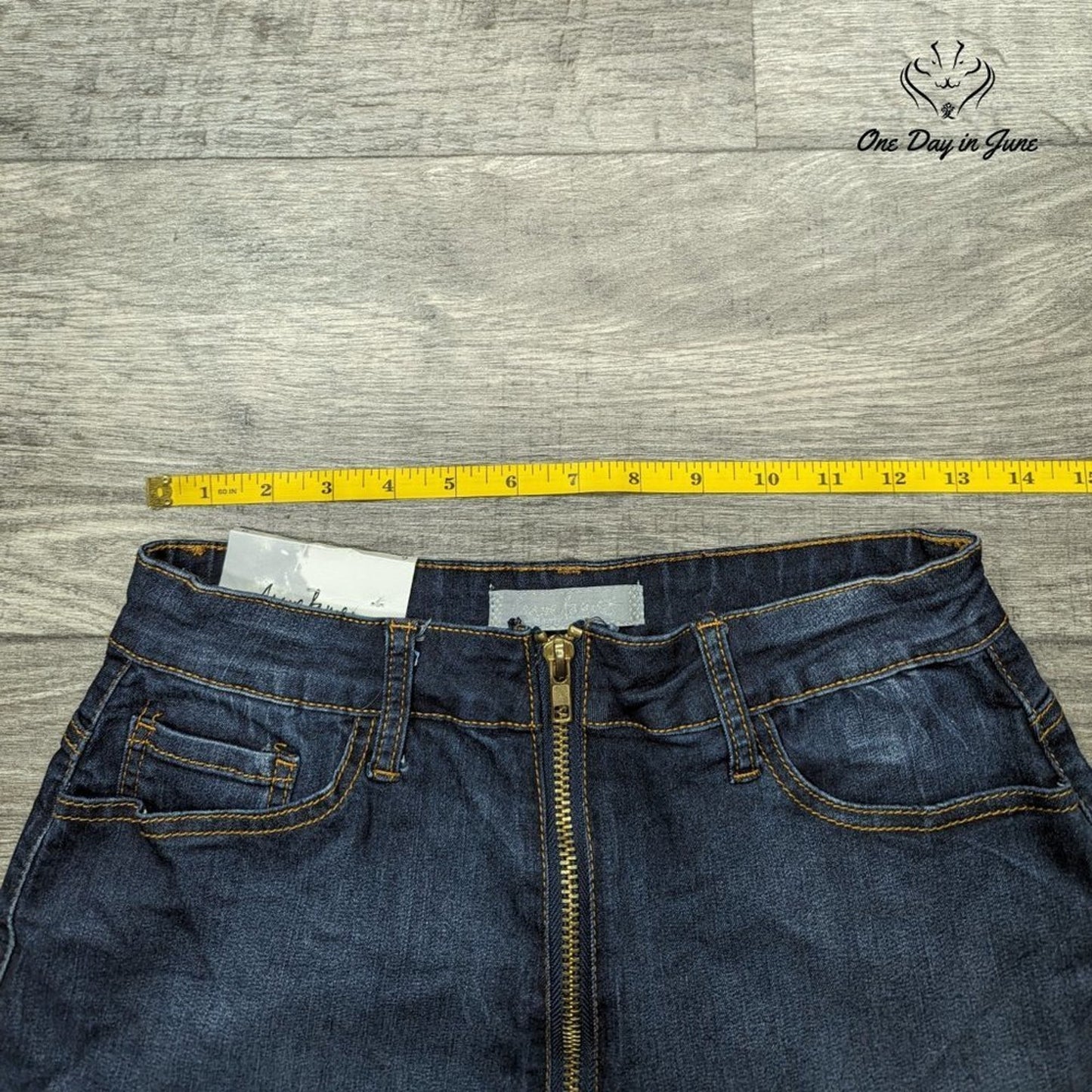 Crave Fame Juniors High Rise Denim Shorts Size 9
