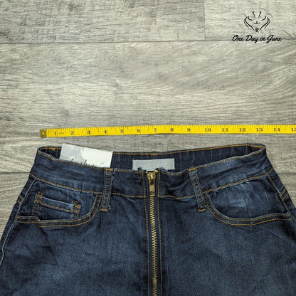 Crave Fame Juniors High Rise Denim Shorts Size 9