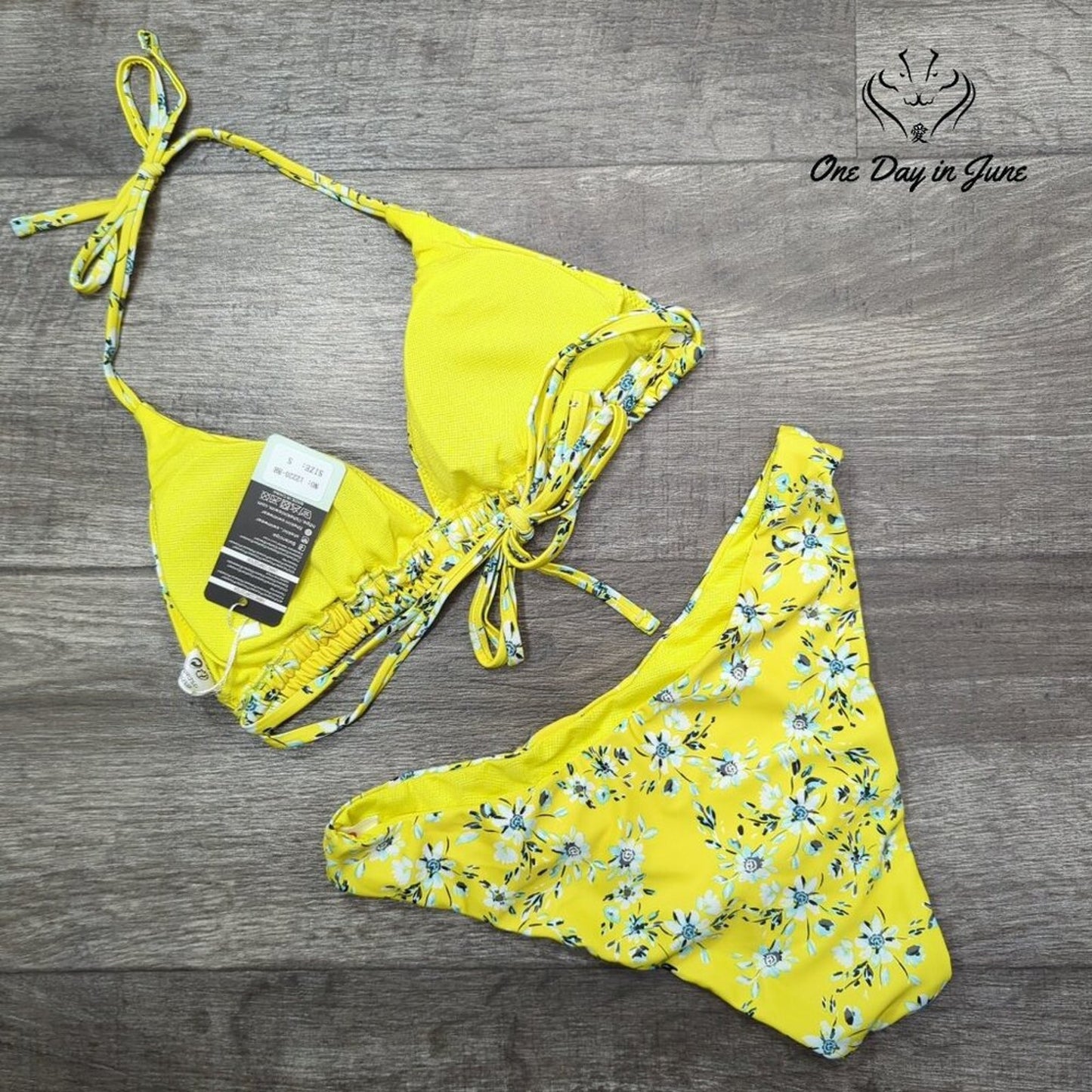 Shekini Triangle Bikini Swimsuit Size S