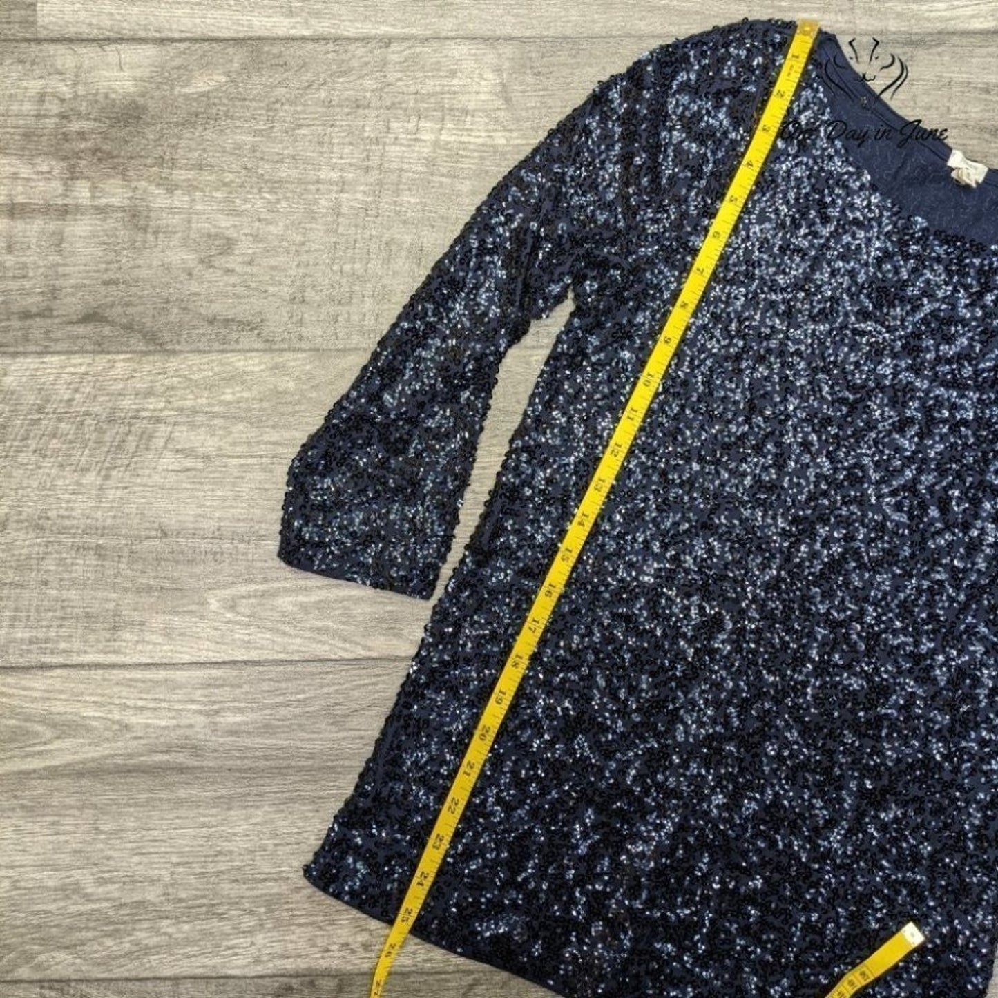 J. Crew Sequin Long Sleeve Top Size S