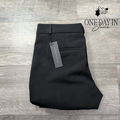 Banana Republic Ryan Italian Wool Dress Pants Black NWT Size 2