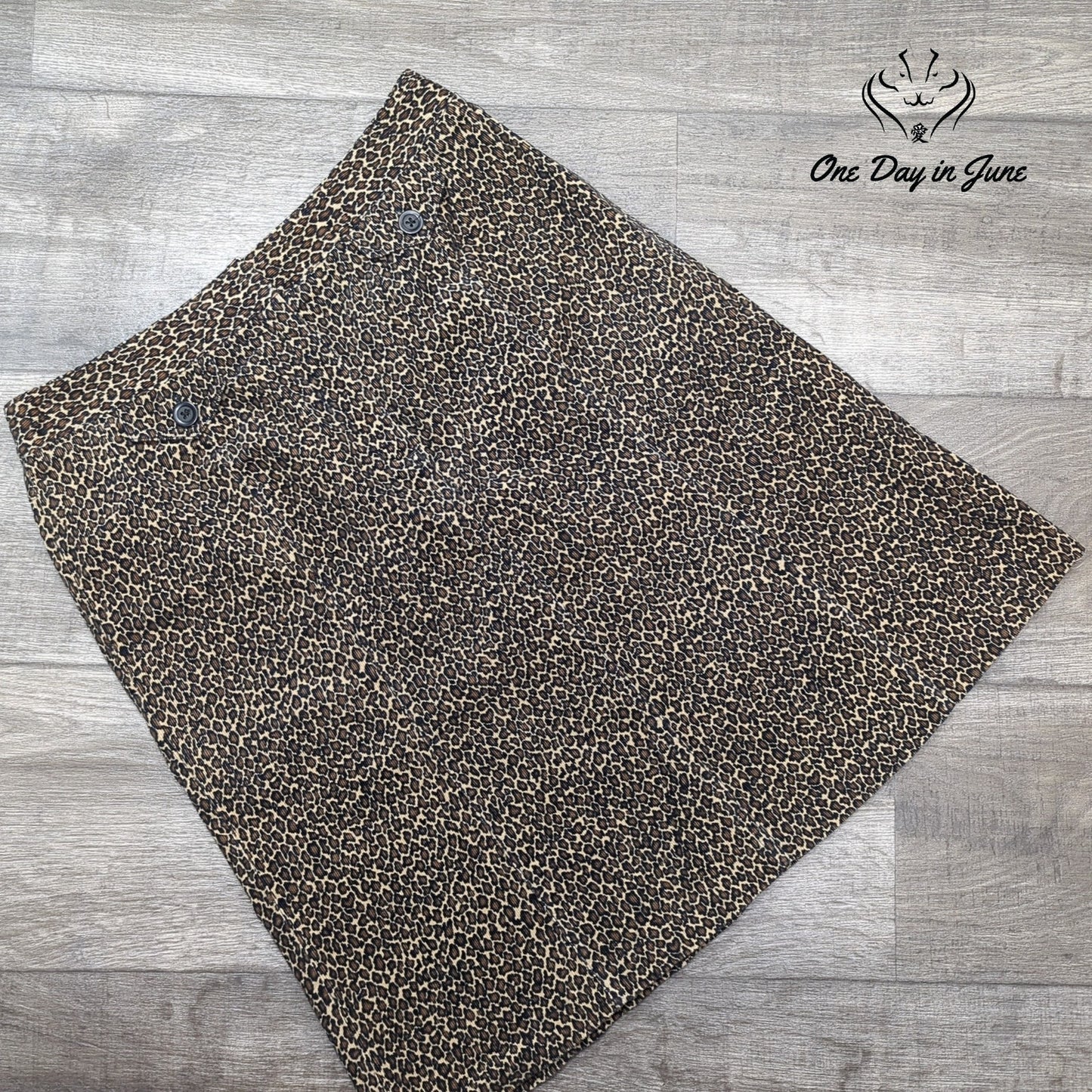 Talbots Petite Leopard Print Skirt Size 10