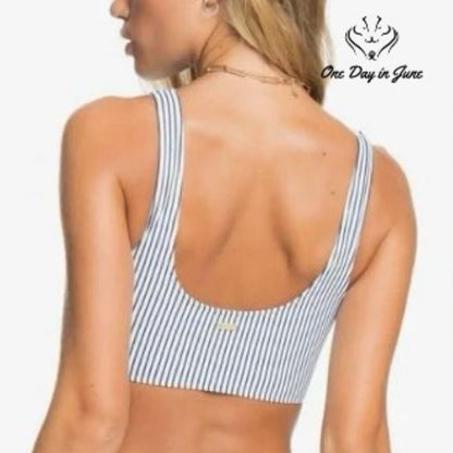 Roxy Beach Classics Athletic Bikini Top Size XS