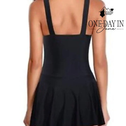 Yonique Plus Size Swimdress One Piece One Piece Swimsuit Size XXL