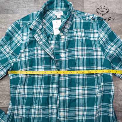 J.Crew Classic Flannel Shirt Size S