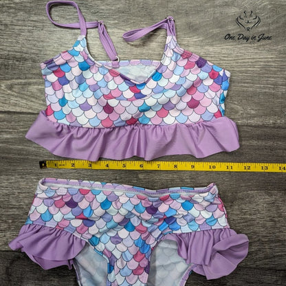 Kawell Fish Scale Bikini Swimsuit Size XXL