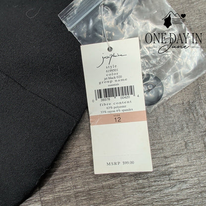 Josephine 3 Button Blazer Size 12