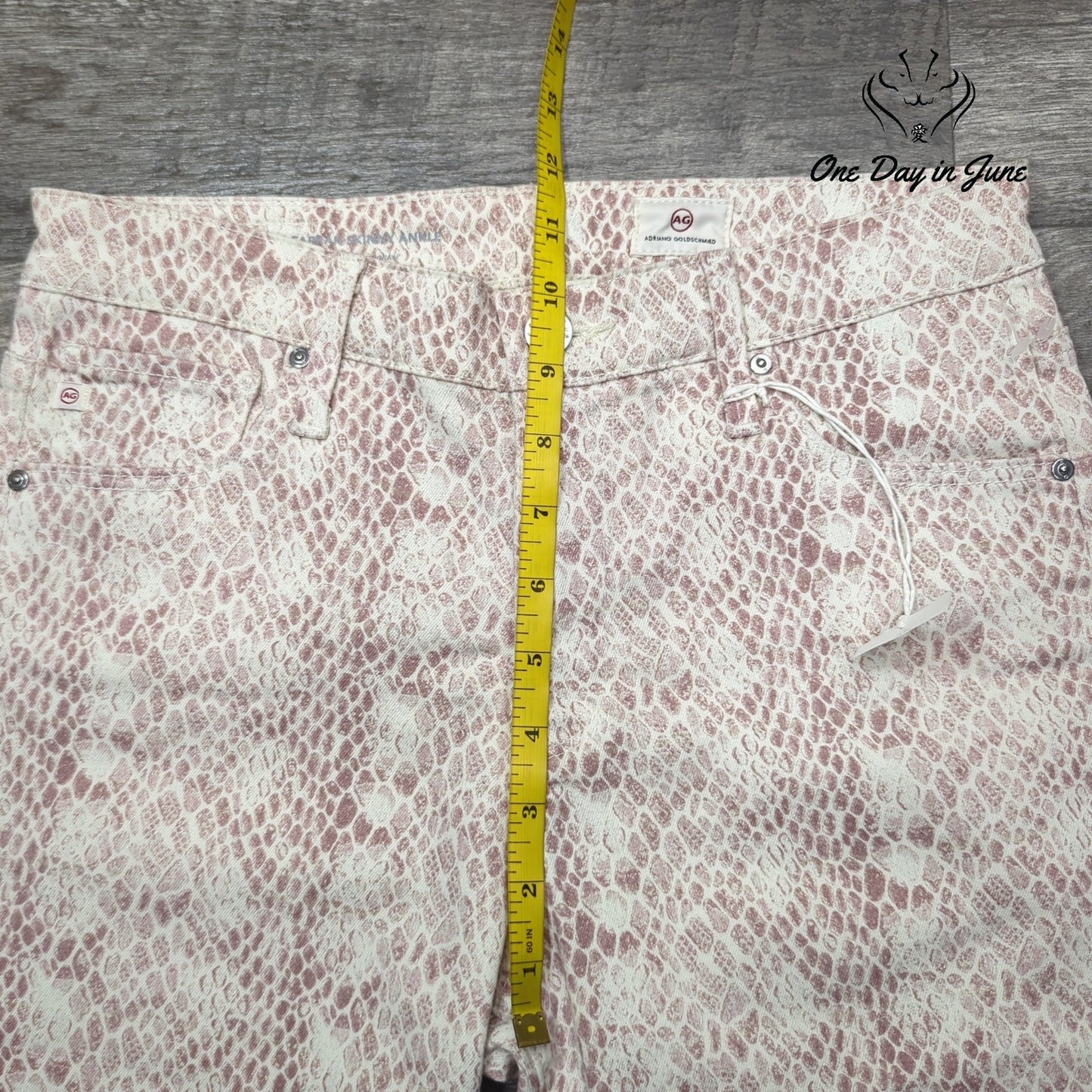 AG Adriano Goldschmied The Farrah Skinny Ankle Jeans Size 28 (6)