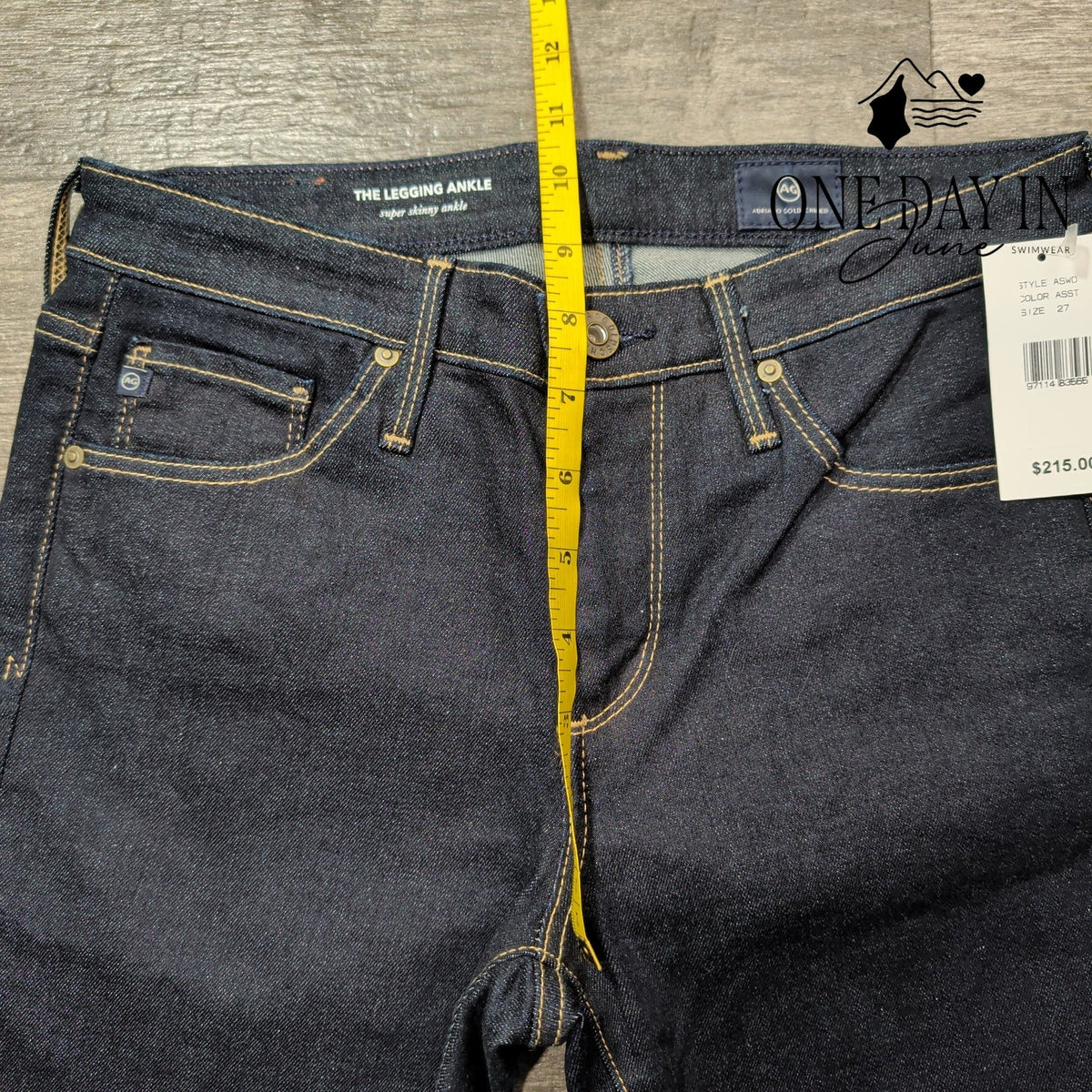 AG Adriano Goldschmied The Legging Ankle Super Skinny Jeans Dark Wash NWT Size 4