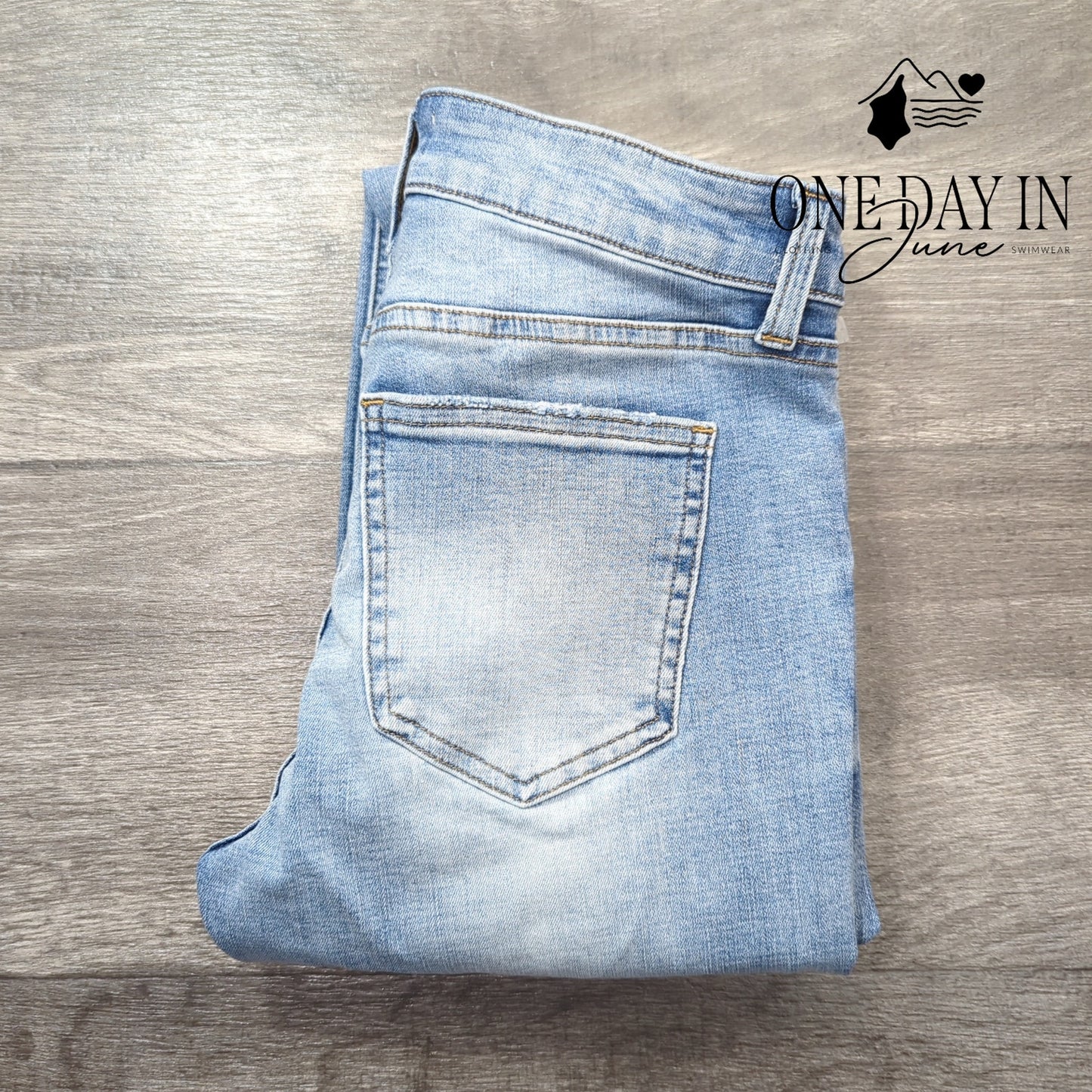 Pistola Arielle Skinny Cut Hem Jeans Size 4