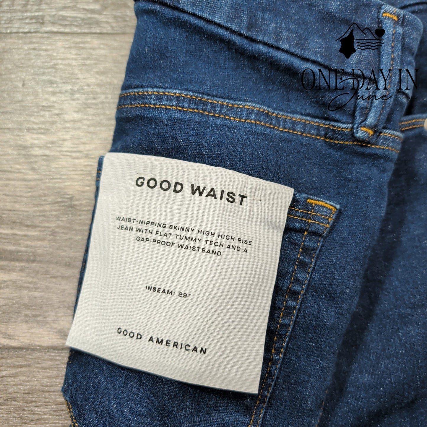 Good American Good Waist Skinny High Rise Jeans Size 10 (6-12)