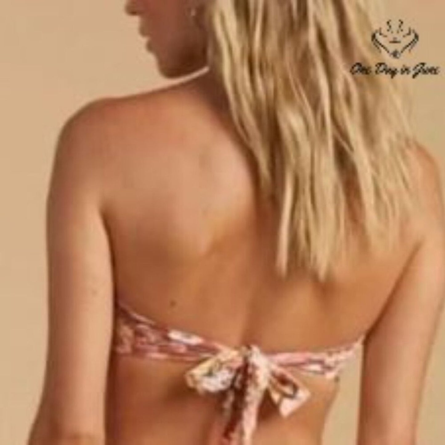 Billabong The Salty Blond Back Then Underwire Bikini Top Size L