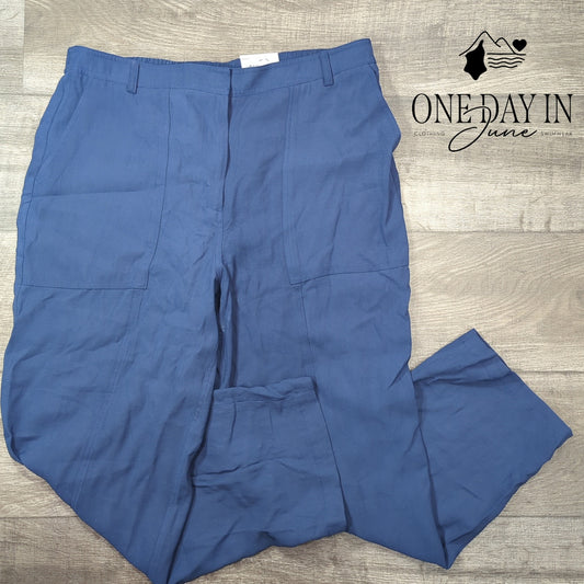 Nine West High Rise Cargo Pants Size XL