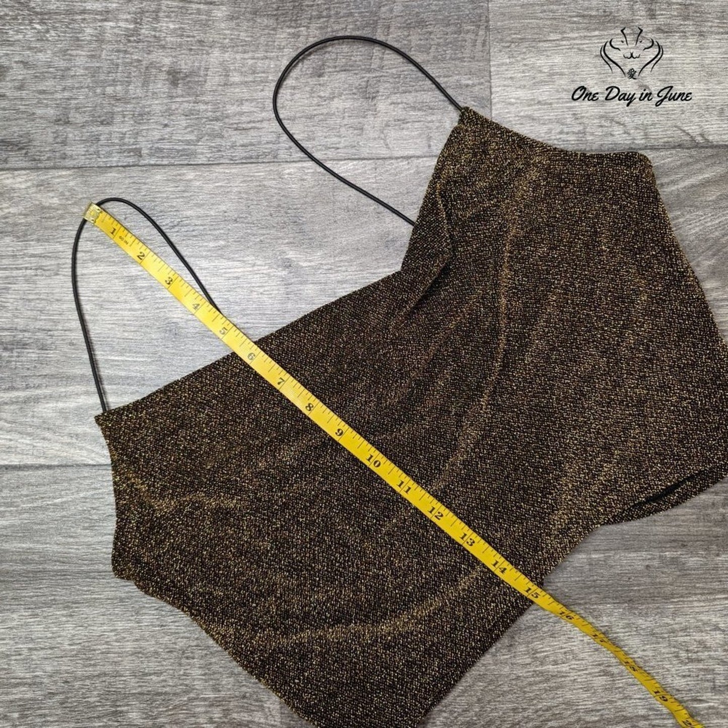 H&M Divided Spaghetti Strap Crop Tank Top Size M