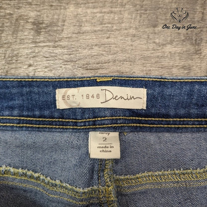 Cato EST 1946 Denim Skinny Jeans Medium Wash Stretch Blue Size 2