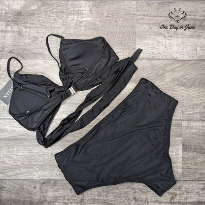 Zetian Wrap Around Cross Over Bikini Swimsuit Size XXL