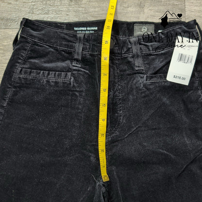 AG Adriano Goldschmied Quinne High Rise Kick Flare Velvet Jeans NWT Size 4 (27)