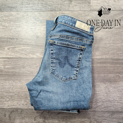 AG Adriano Goldschmied The Legging Ankle Super Skinny Distressed NWT Size 4T